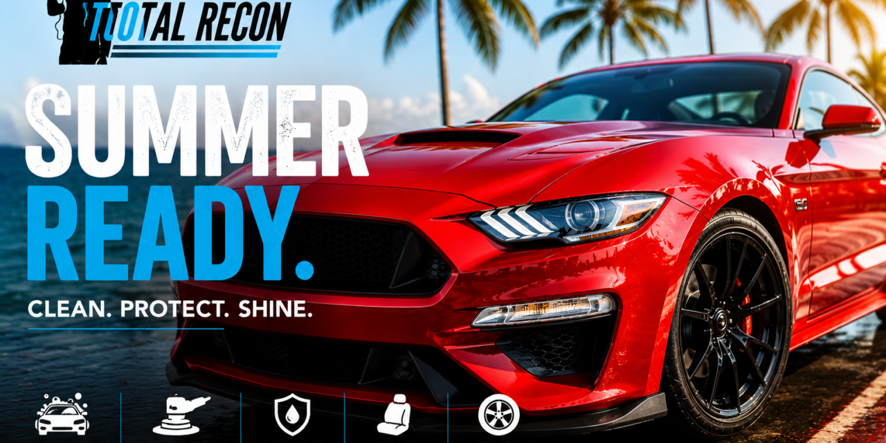 Get Your Vehicle Summer-Ready with Total Recon Auto Detailing